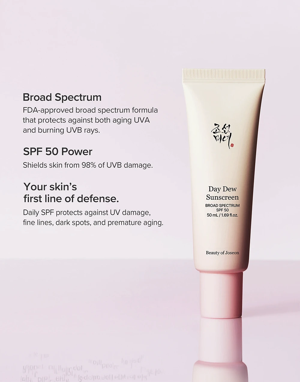 Protector Solar Beauty of Joseon SPF 50 sf skin